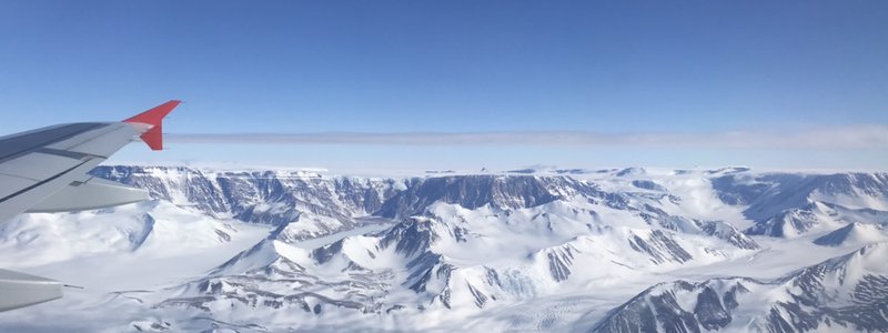 Flying above Antarctica ©Pete Akers